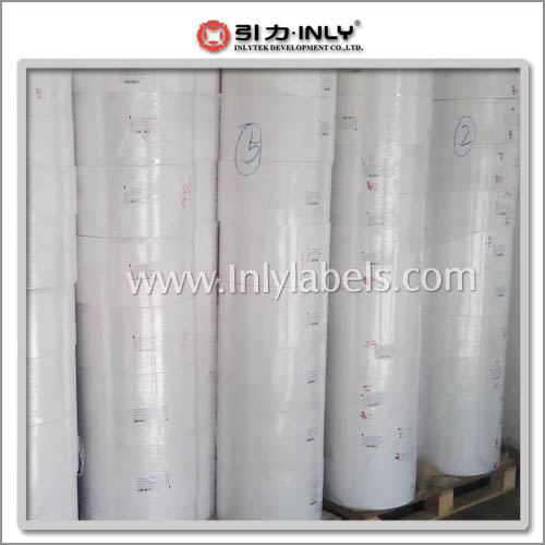 Jumbo rolls of label materials