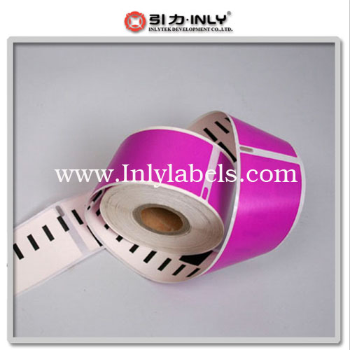 Dymo purple 99012 compatible label